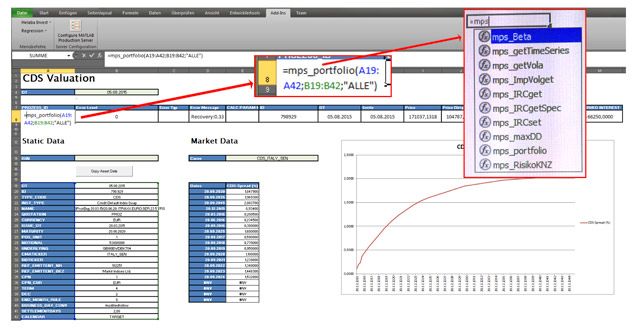 Zugriff auf MATLAB-Algorithmen über ein Microsoft Excel-Front-End.