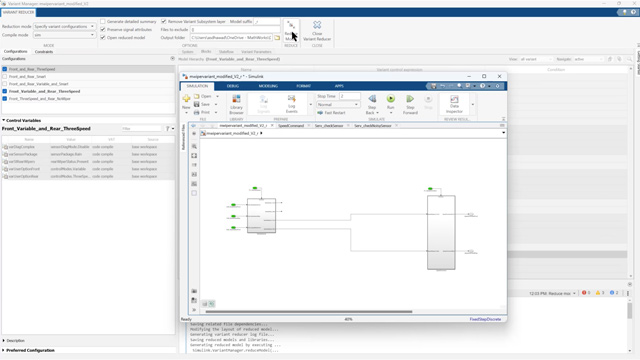 Follow a concise guide to analyzing and reducing models using Variant Manager for Simulink.