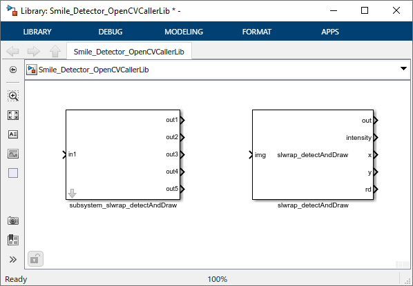 Mit OpenCV-Code in Simulink lächelnden Gesichtsausdruck erkennen