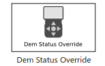 Dem Status Override block