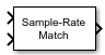 Sample-Rate Match block