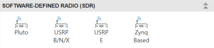 Wireless Waveform Generator SDRs for transmission of signals