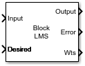 Block LMS Filter block