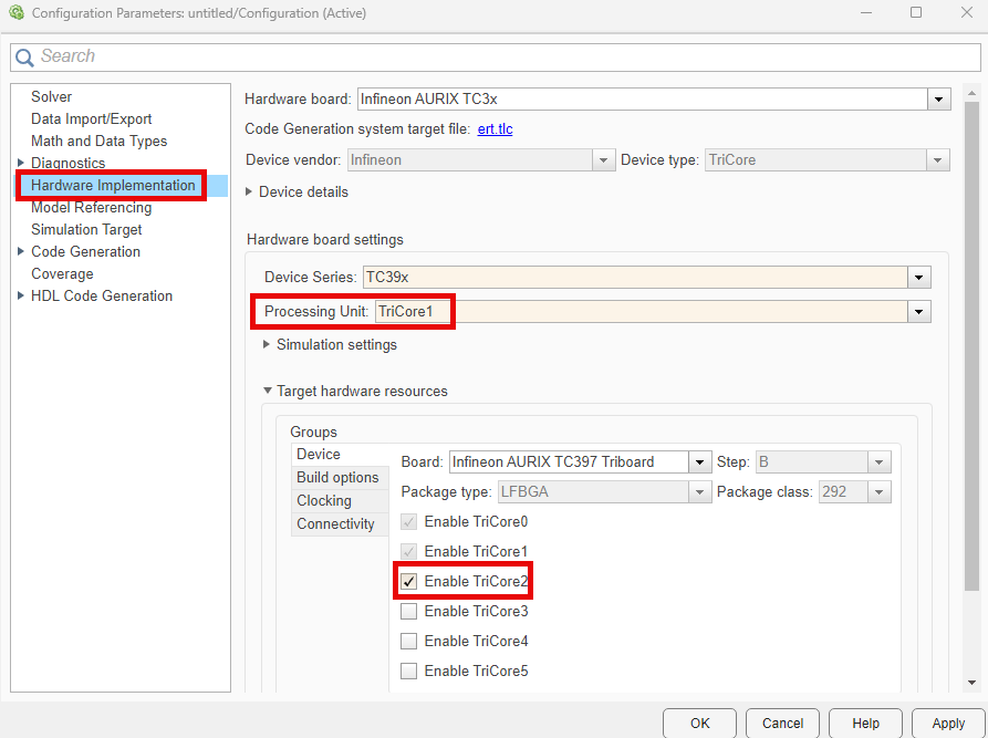 Enabling participating cores for TriCore 1