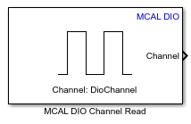 MCAL DIO Channel Read block