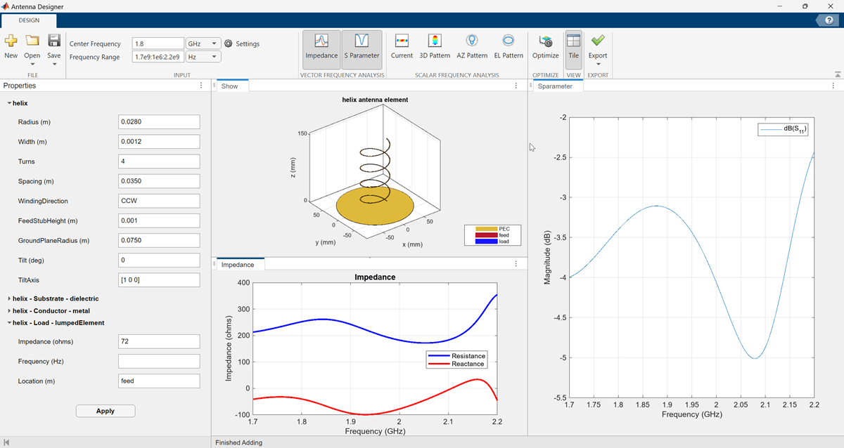 Design And Analysis Using Antenna Designer App Matlab