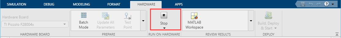 Code Verification and Validation with External Mode