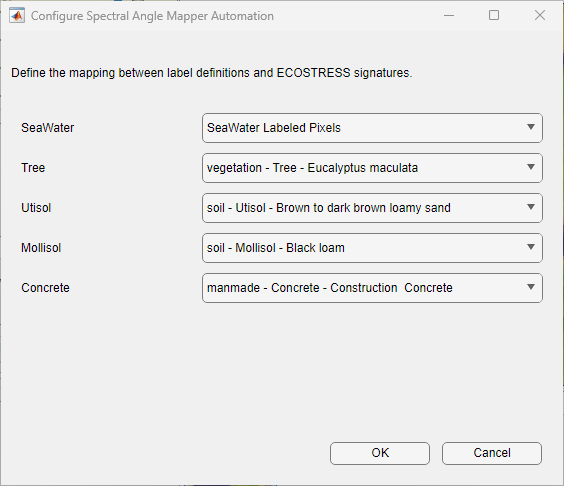 Custom settings dialog