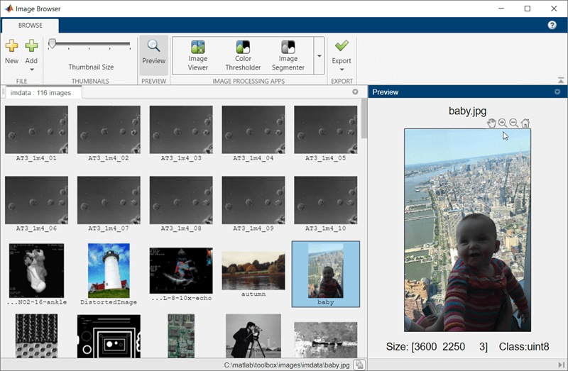 View and Edit Collection of Images in Folder or Datastore