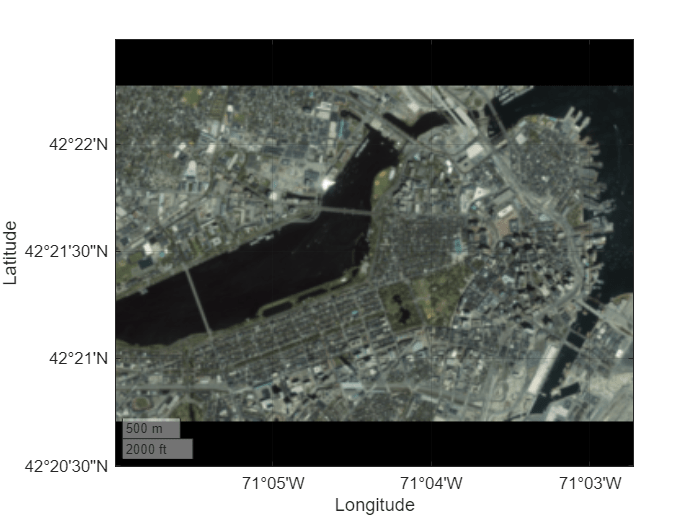 Figure contains an axes object with type geoaxes. The geoaxes object is empty.