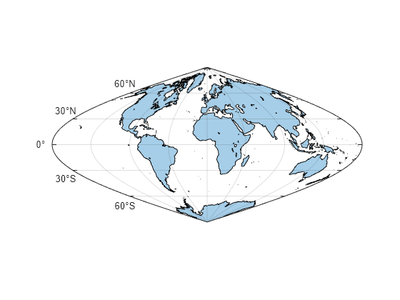 Figure contains an axes object with type mapaxes. The mapaxes object contains an object of type polygon.