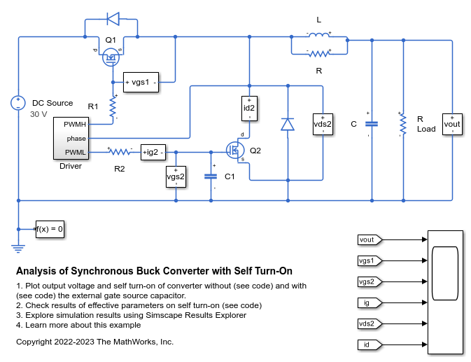 Analysis of Synchronous Buck Converter with Self Turn-On