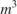 $m^3$
