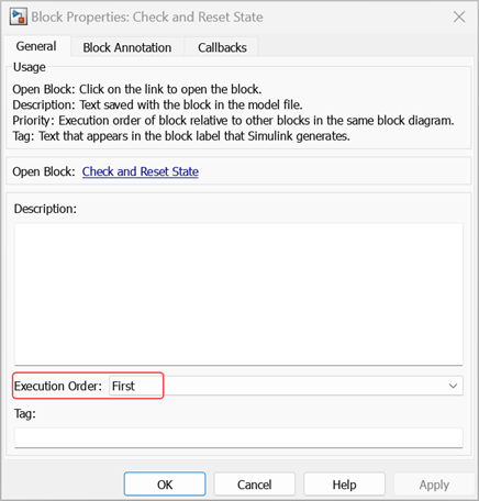 The Execution Order property list shows options for the subsystem.