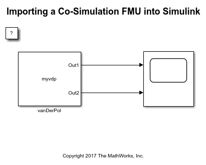 Importieren von Co-Simulation-FMU in Simulink