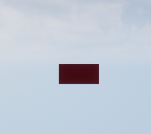 View2 of the box actor in 3D environment.