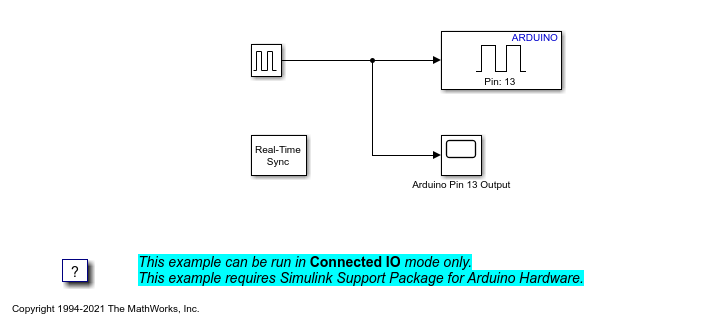 Sync Models by Using Arduino Connected I/O Board