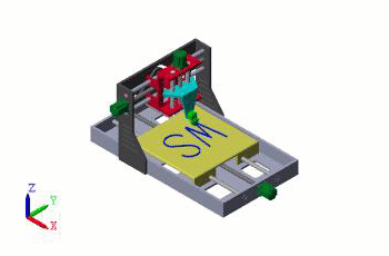 Cartesian 3-D Printer
