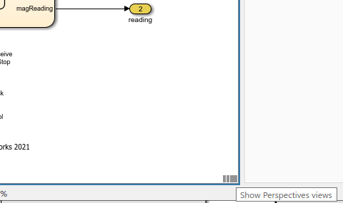 The Show Perspectives views button.