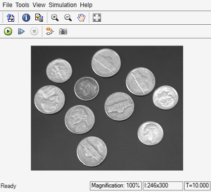 Figure Input Image contains an axes object and other objects of type uiflowcontainer, uimenu, uitoolbar. The hidden axes object contains an object of type image.