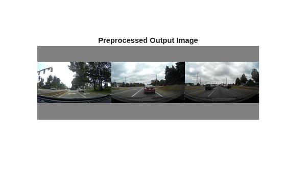 Figure contains an axes object. The hidden axes object with title Preprocessed Output Image contains an object of type image.