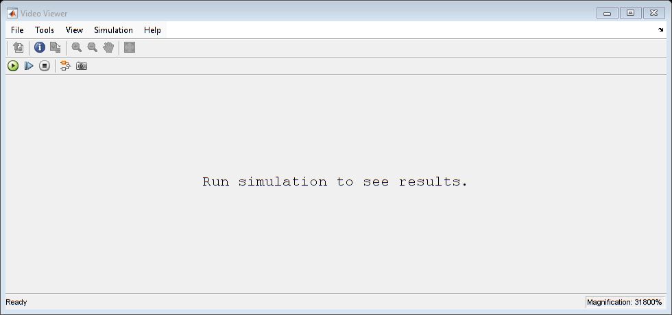 Figure Video Viewer contains an axes object and other objects of type uiflowcontainer, uimenu, uitoolbar. The hidden axes object contains an object of type image.