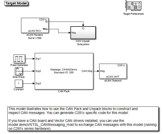 Set Up Communication Between Host and Target Models