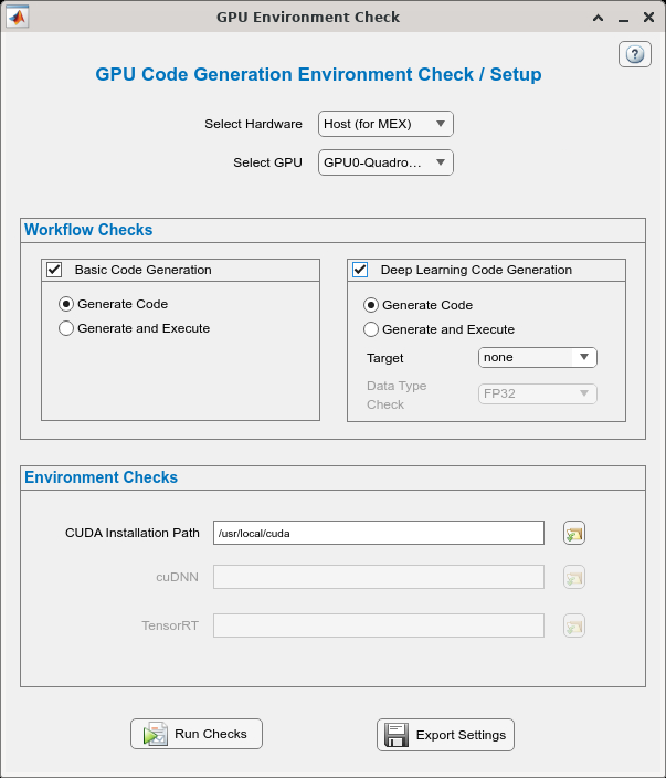 gpucoderSetup app