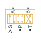 4-Way 3-Position Directional Valve (TL) block