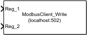 Modbus Client Write Block