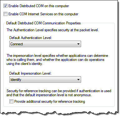 Default properties settings