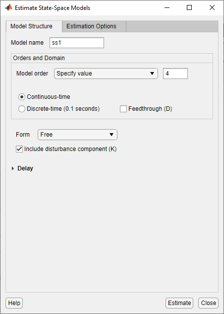 Estimating Continuous-Time Models Using Simulink Data - MATLAB & Simulink  Example