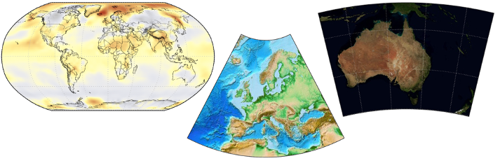 Examples of WMS maps