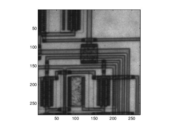 Grayscale image of a circuit