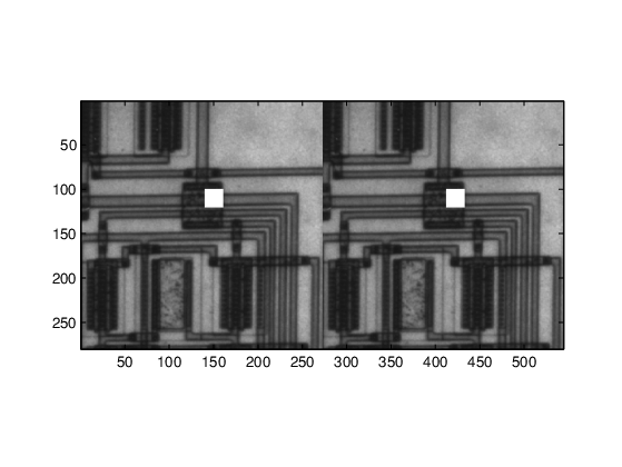 Two copies of a circuit image concatenated horizontally