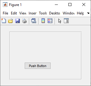 Push button in a panel. The button is the same size as when it was originally created.