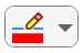 Color picker with a pen icon above a red rectangle