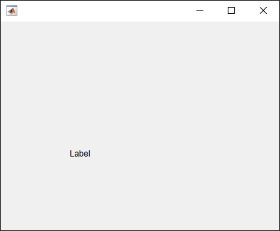 Label with text "Label" in a UI figure window