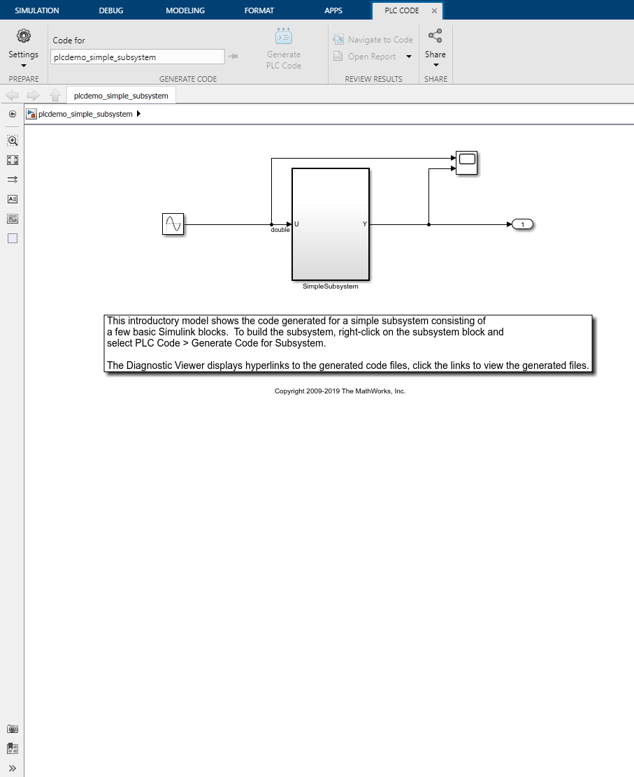 Simulink PLC Coder App