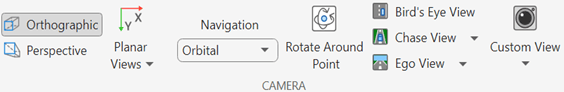 Camera section on app toolstrip
