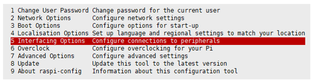 Enable SPI Interfacing Options