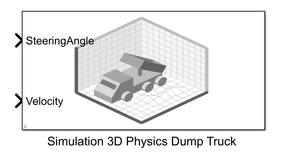 Sim 3D Physics Dump Truck Block Icon