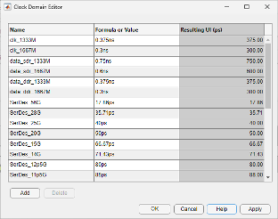 Clock Domain Editor Canvas