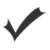 Check2 icon: a check mark with slightly curved lines