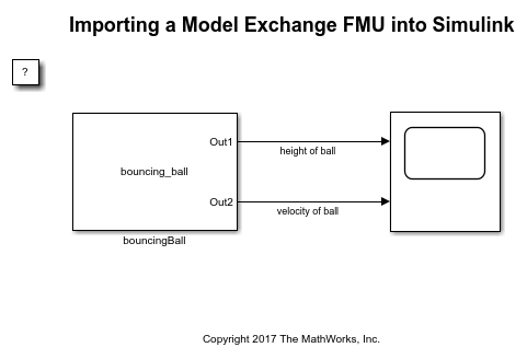 Eine Modell-Exchange-FMU in Simulink importieren