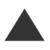 Triangle icon: a solid triangle