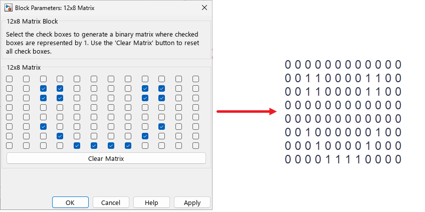 LED ON and LED OFF illustration