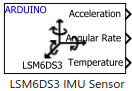 block icon for LSM6DS3 IMU Sensor