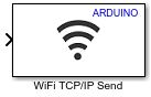 WiFi TCP/IP Send block