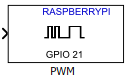 Raspberry Pi PWM block icon